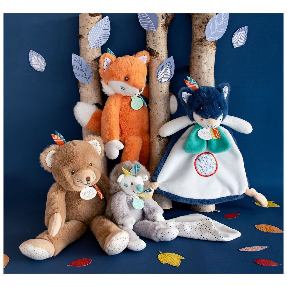 Soft toy - TIWIPI Fox - Doll 30cm - DOUDOU ET COMPAGNIE