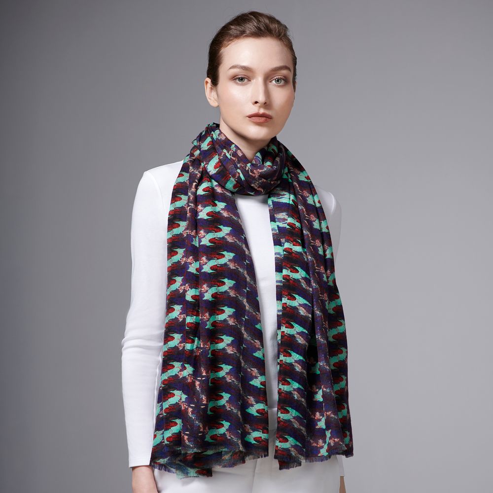 Scarves - Bloomsbury Square and other wool scarves - YEN TING CHO STUDIO