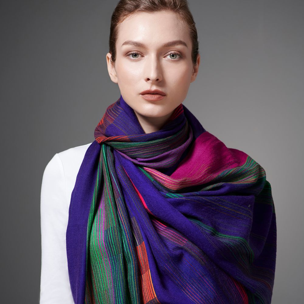 Scarves - Bloomsbury Square and other wool scarves - YEN TING CHO STUDIO