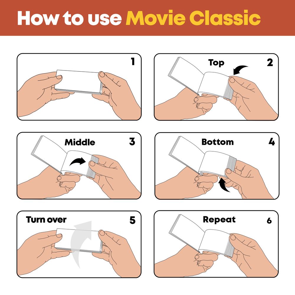 Loisirs créatifs pour enfant - The Movie Classics Flipbook - FLIPBOKU