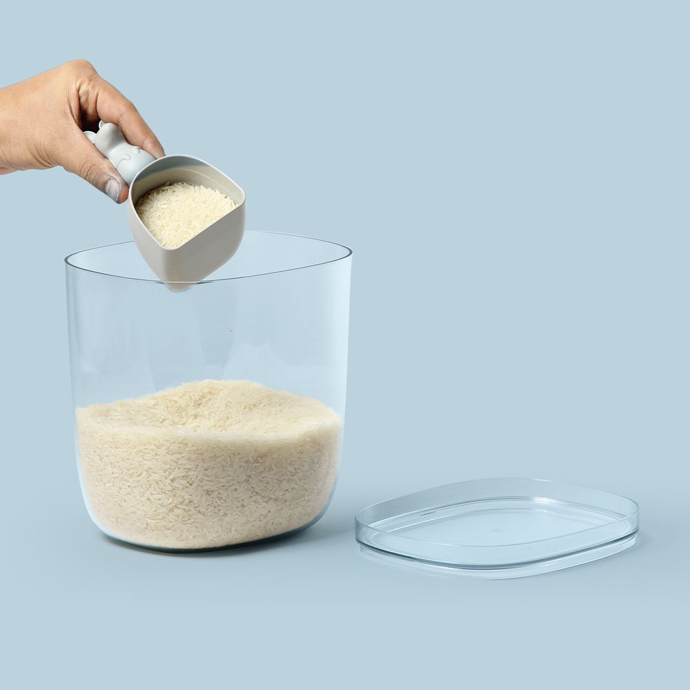 Office furniture and storage - Lucky Mouse Storage Jar & Container + Scoop - Kitchenware : Kitchen Food Storage Container 100% recyclable. - QUALY DESIGN OFFICIAL