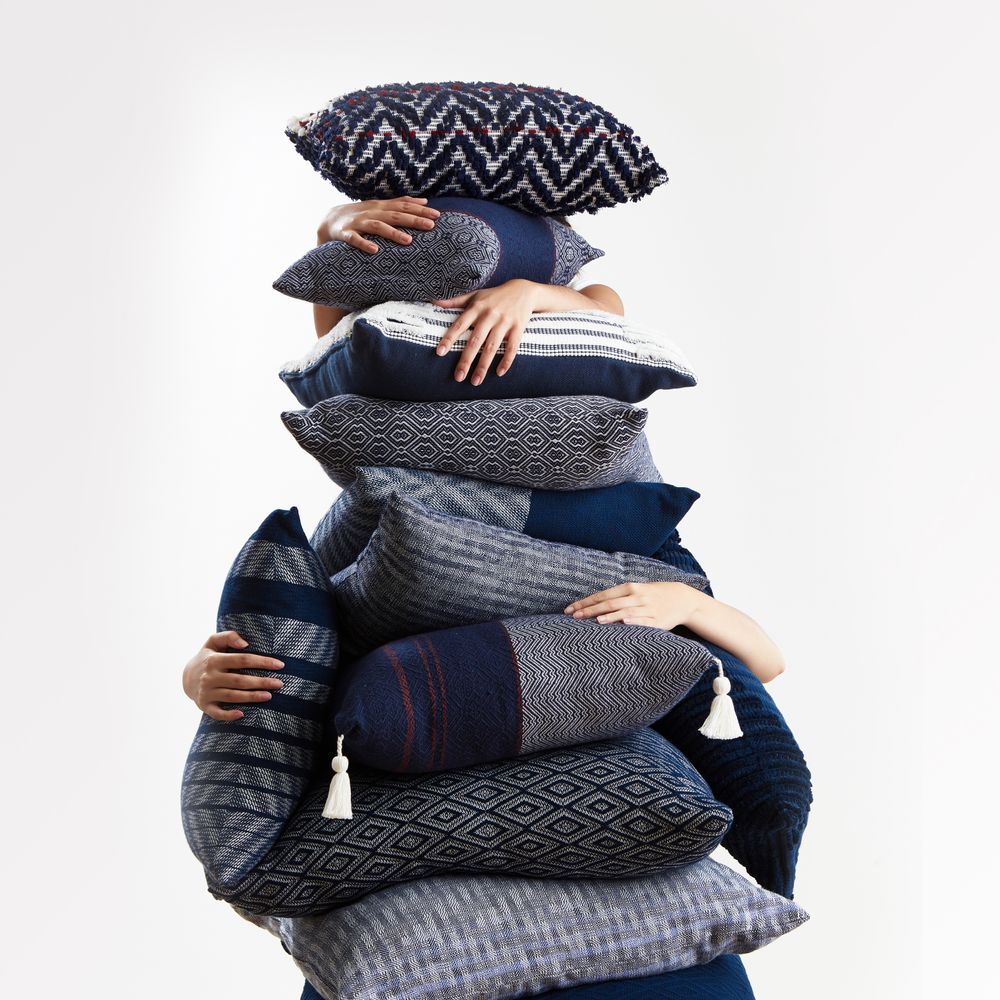 Fabric cushions - HANDWOVEN CUSHION COVERS : COLLECTION - DOITUNG