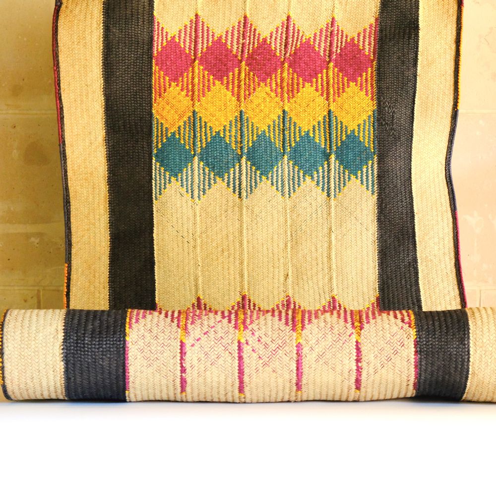 Tapis sur-mesure - Natte multicolore, Niger - AS'ART A SENSE OF CRAFTS