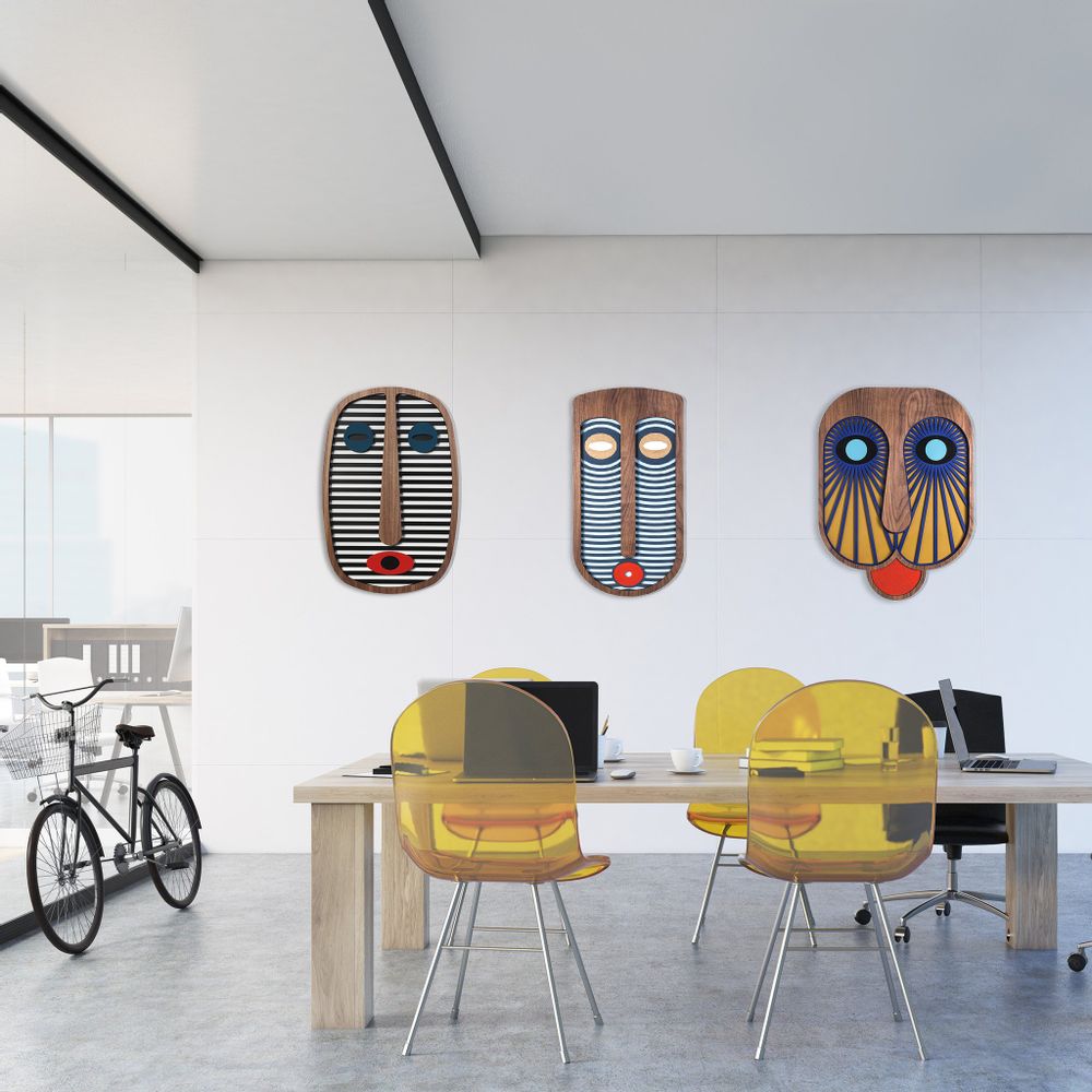 Other wall decoration - Modern African Mask #1 - UMASQU