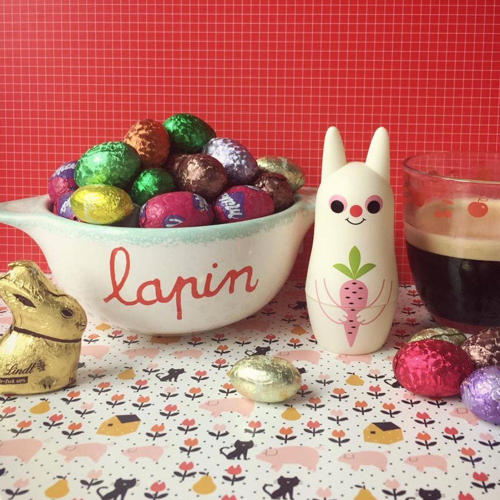 Cadeaux - LAPIN - BOL BRETON REVISITÉ - PIED DE POULE