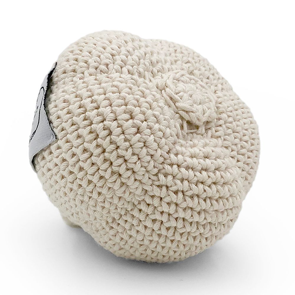 Jouets enfants - AKSEL L'AIL - HOCHET POUR BÉBÉ EN COTON BIO - MYUM - THE VEGGY TOYS