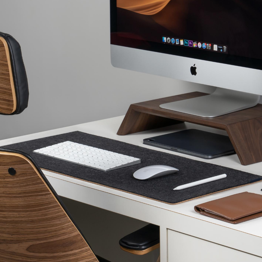 Design objects - Felt and cork office desk mat - OAKYWOOD