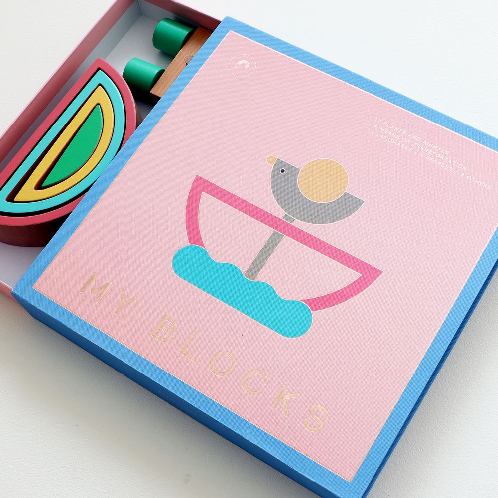 Tables Salle à Manger - MY BLOCKS (jouets en bois) - ROUND GROUND