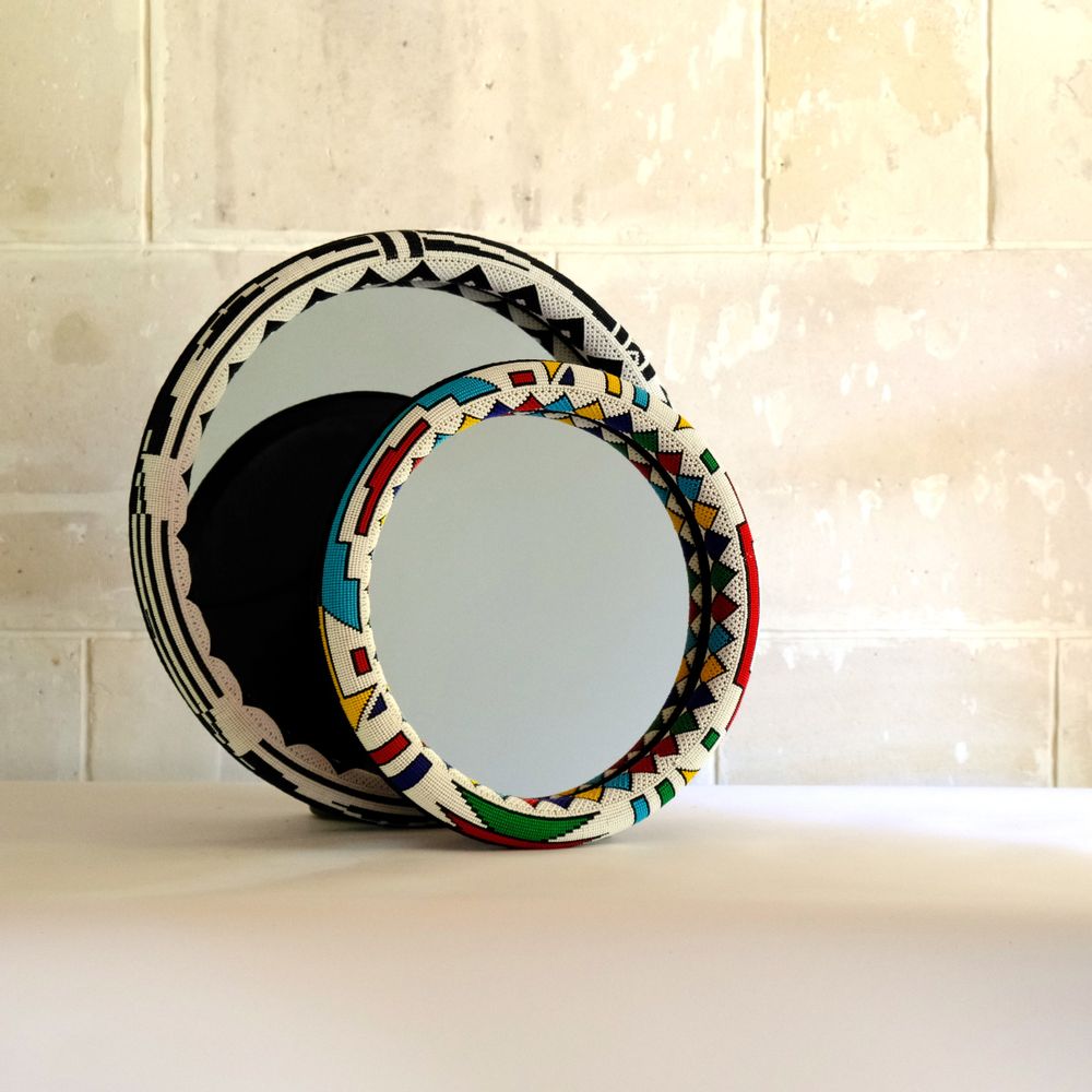 Miroirs - Miroirs Ndebele, Afrique du Sud - AS'ART A SENSE OF CRAFTS