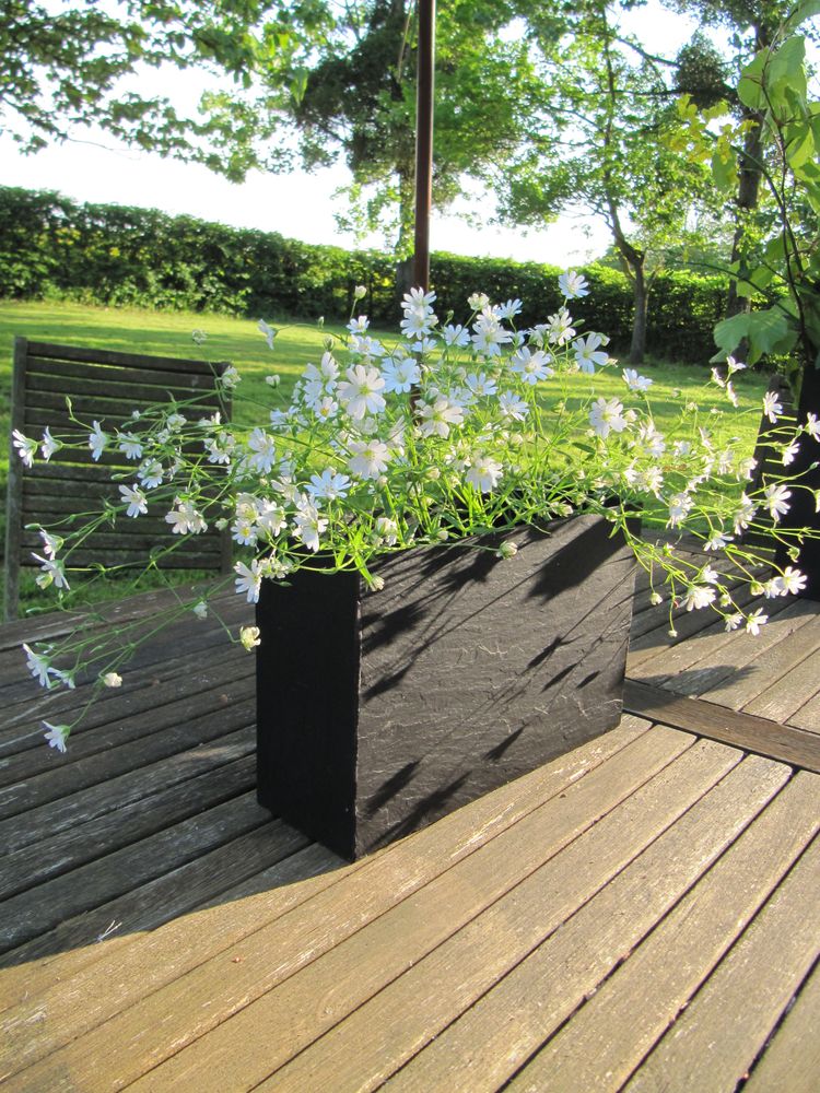 Spa - Horizontal slate vase - LE TRÈFLE BLEU
