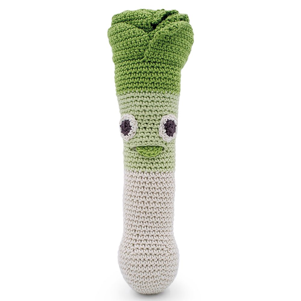 Gifts - STARTER PACKAGE SMALL - BABY RATTLE 100% ORGANIC COTON - MYUM - THE VEGGY TOYS