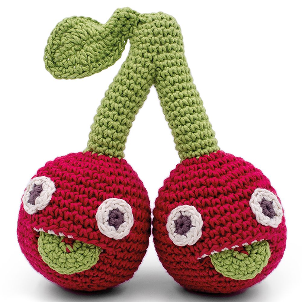 Gifts - STARTER PACKAGE SMALL - BABY RATTLE 100% ORGANIC COTON - MYUM - THE VEGGY TOYS