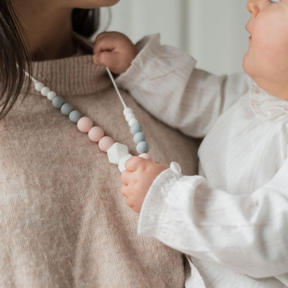 Gifts - Marie Rose Perle | Baby carrier, breastfeeding and Teething Necklace - MINTYWENDY
