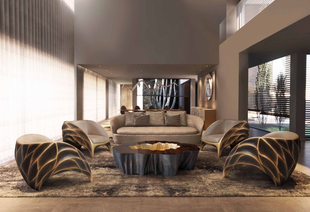 Lounge chairs for hospitalities & contracts - “TRITON” armchair - KARPA