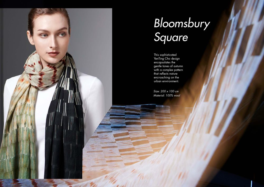 Scarves - Bloomsbury Square and other wool scarves - YEN TING CHO STUDIO
