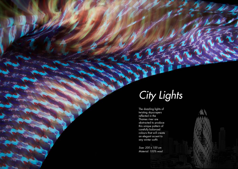 Scarves - Bloomsbury Square and other wool scarves - YEN TING CHO STUDIO