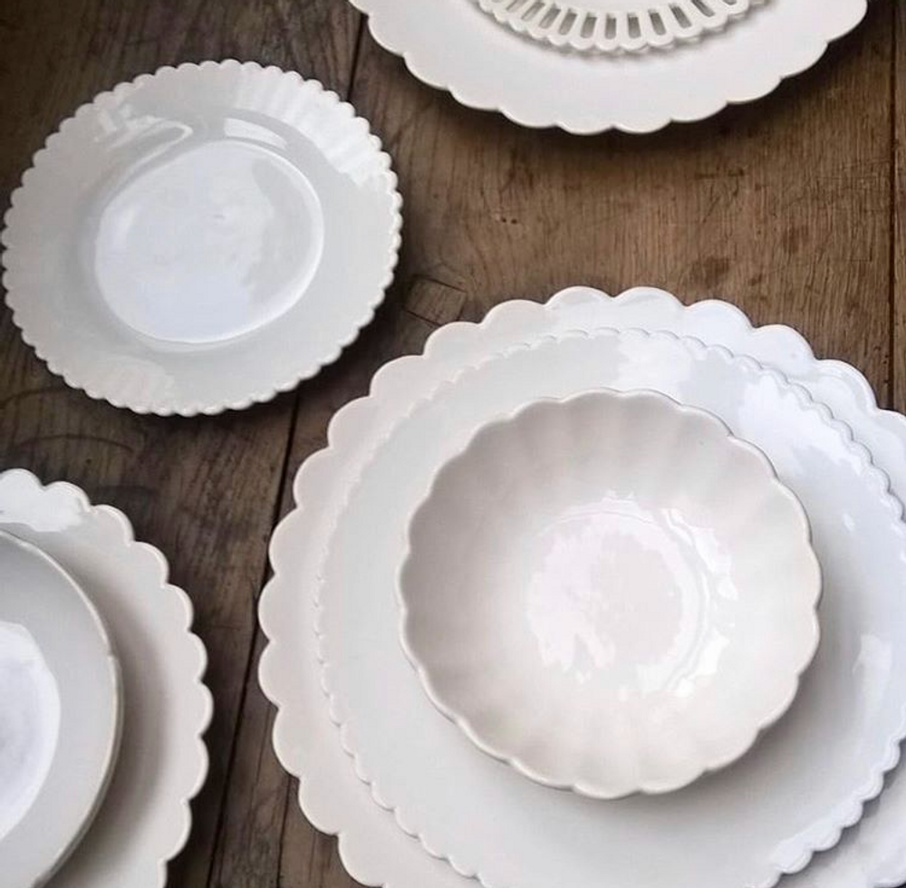Céramique - Assiette Bourg-Joly Pleine. - BOURG-JOLY MALICORNE