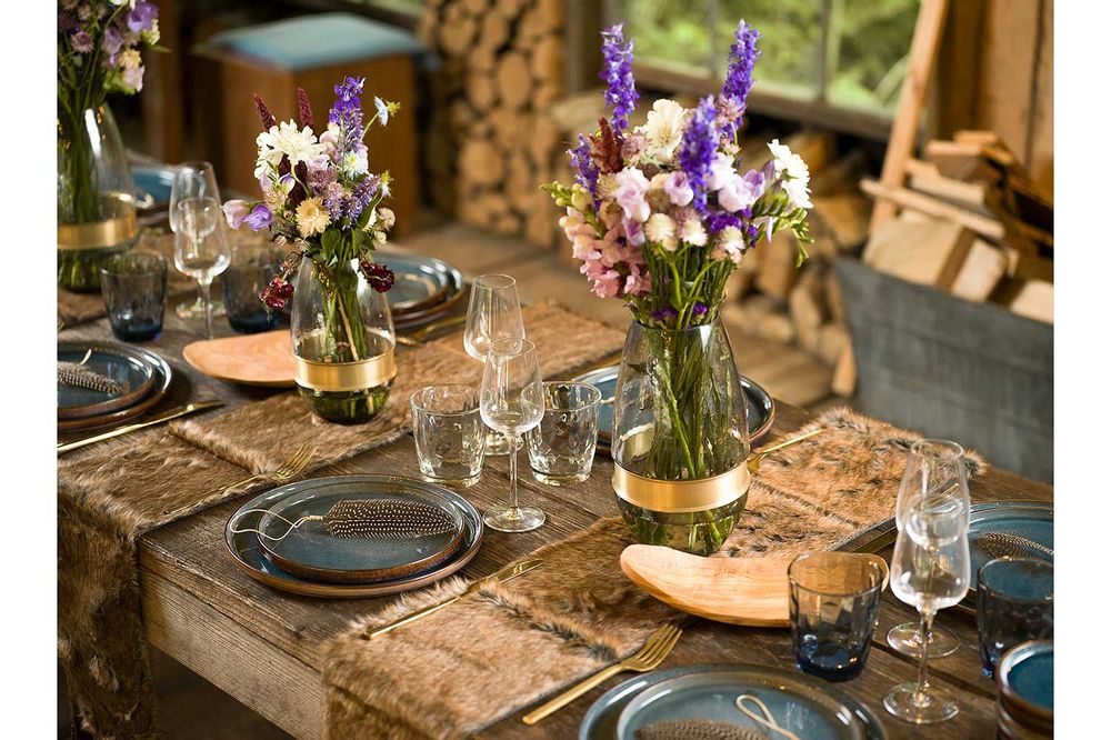 Assiettes au quotidien - Service de Vaisselle QUINTANA AMBER - COSY&TRENDY