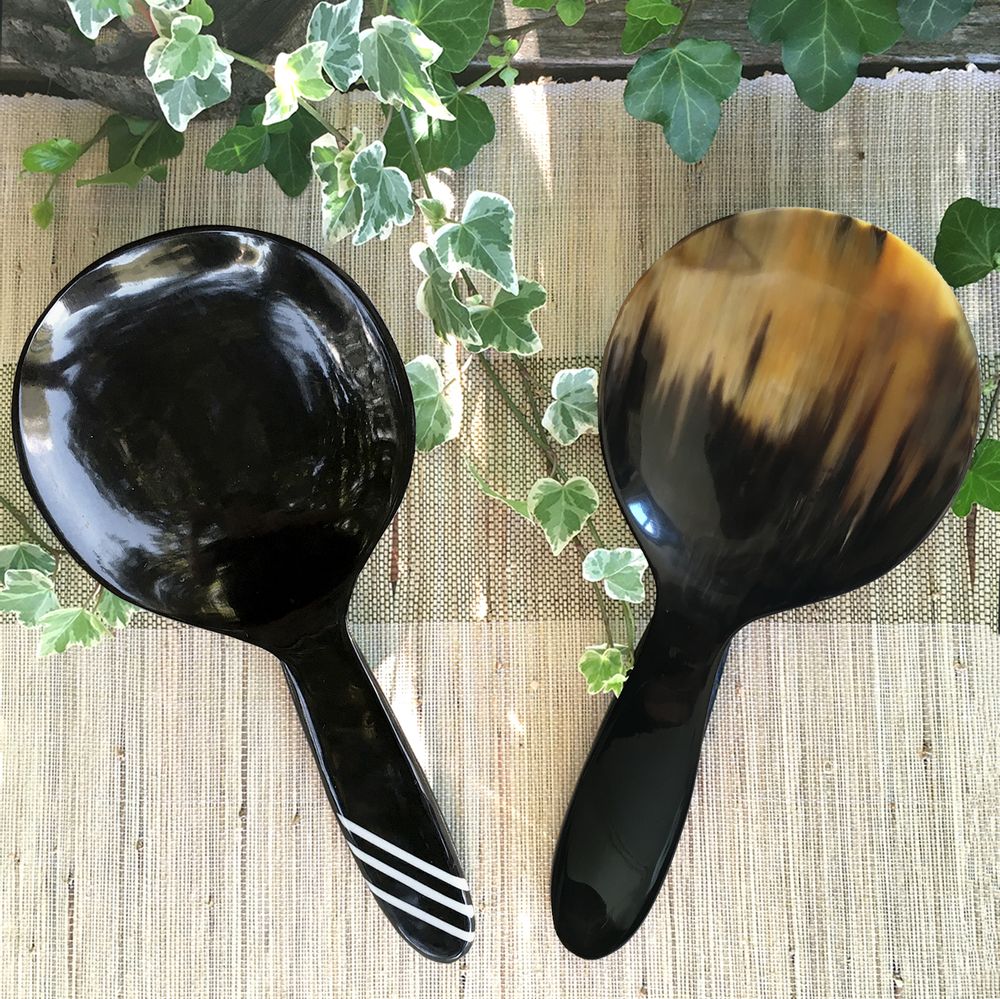 Tea and coffee accessories - CUTLERY IN ZEBU HORN - PASSERAILES