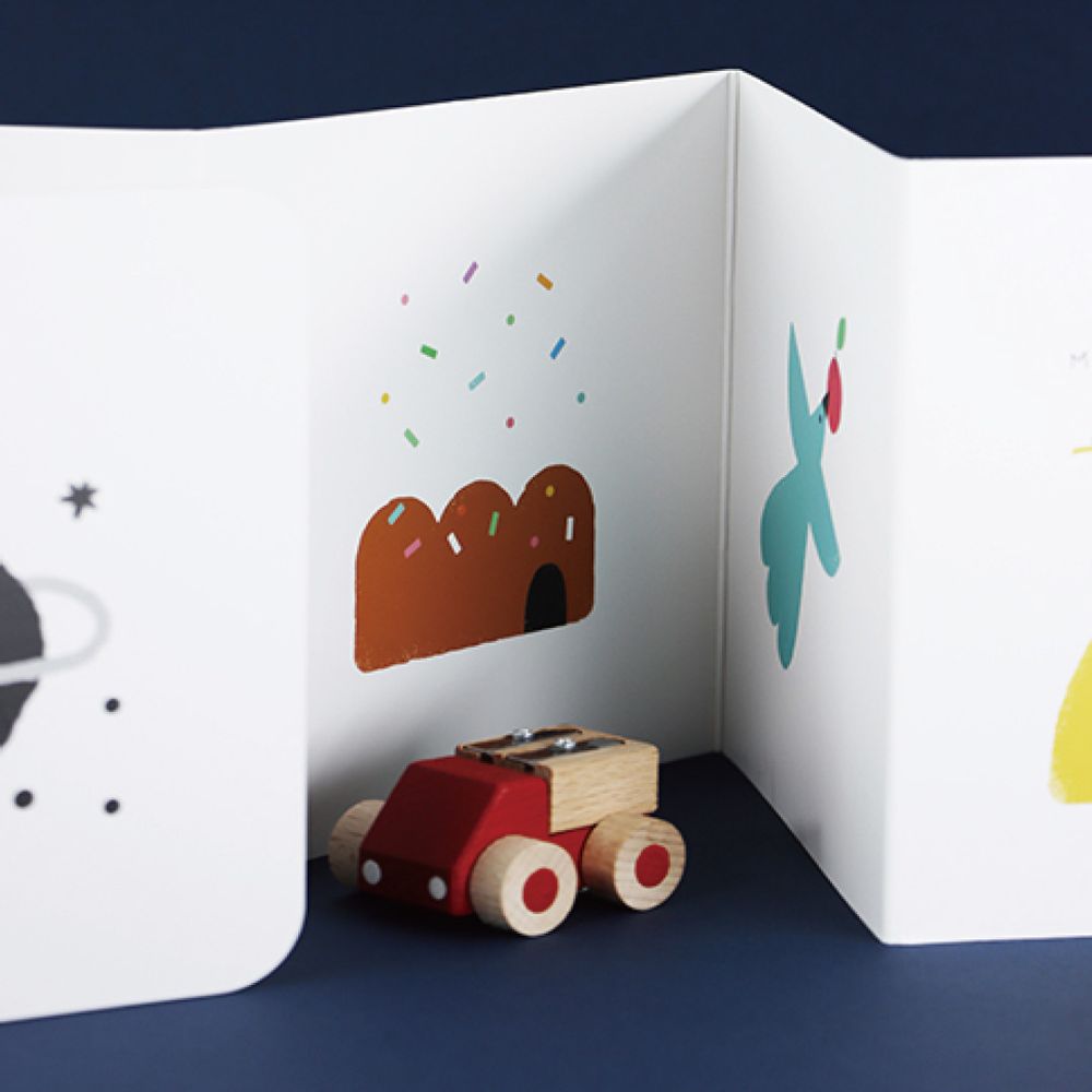 Decorative objects - MORNING and EVENING (baby's focus book) - ROUND GROUND