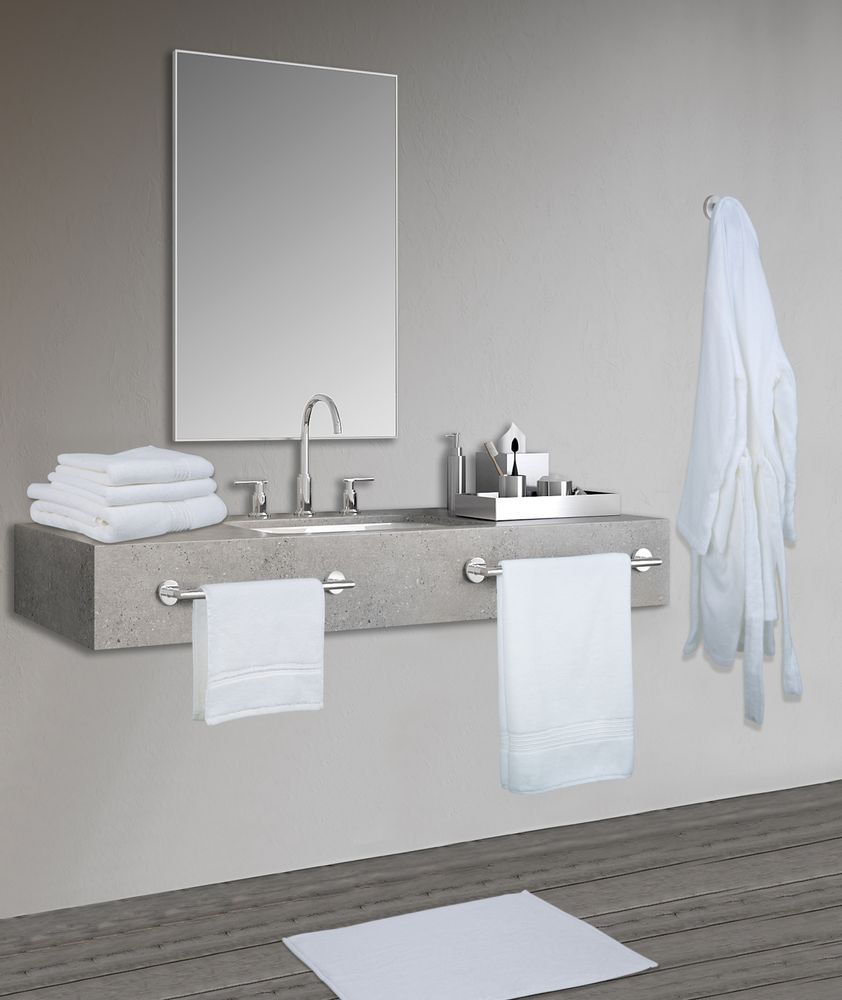 Bath towels - NUACOTTON SILVER TOWEL SET AND BATHROBE - NUACOTTON
