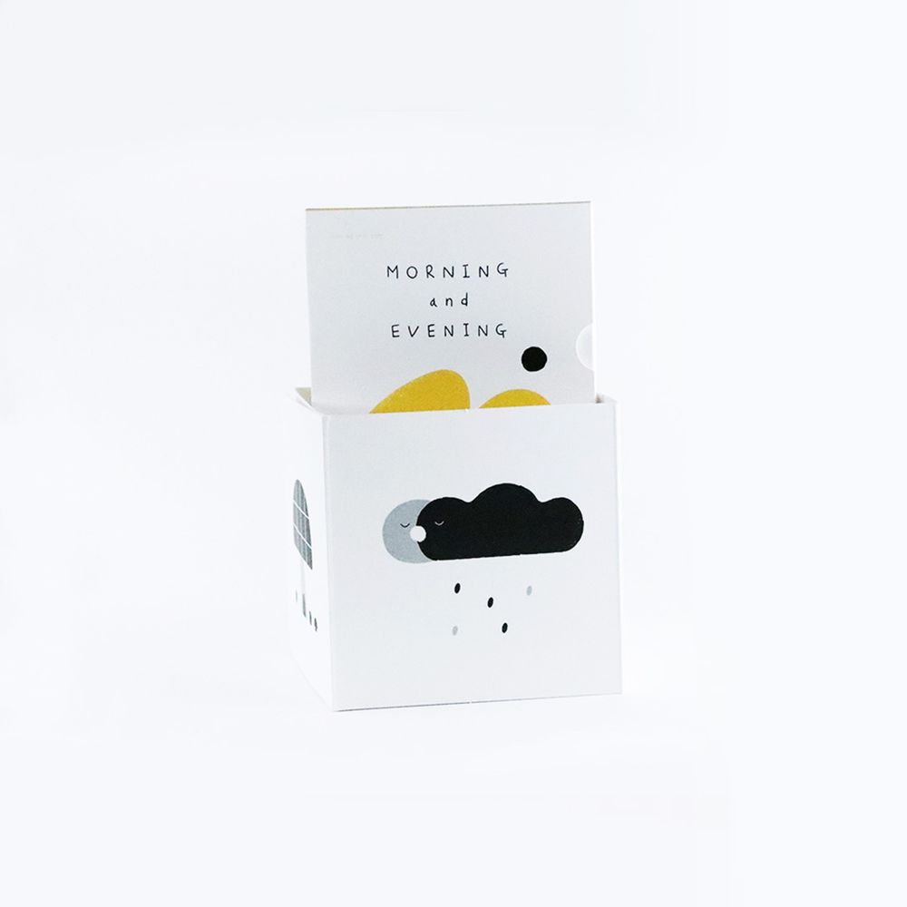 Decorative objects - MORNING and EVENING (baby's focus book) - ROUND GROUND