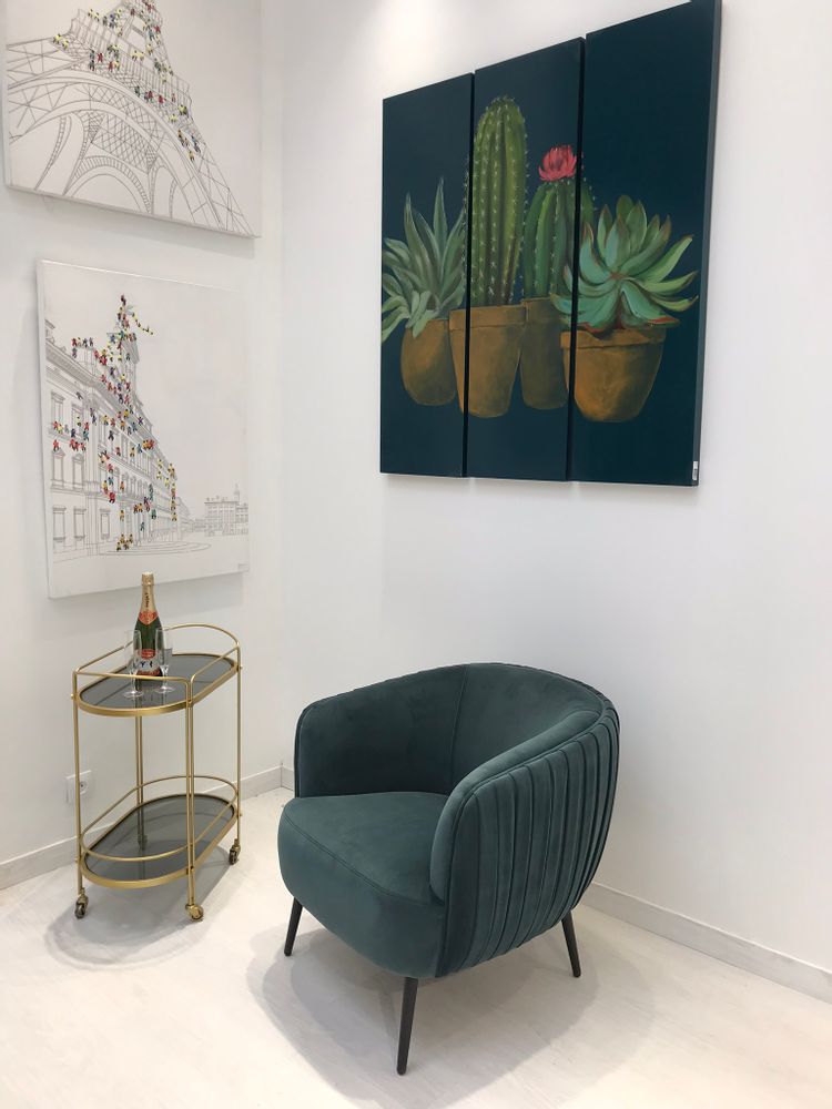 Fauteuils - FAUTEUIL EFFET PLISSE EN VELOURS - SO SKIN - IDASY