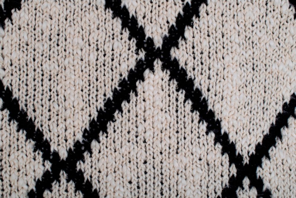 Plaids - DIAMOND TASSEL THROW - KANODIA GLOBAL (P) LTD