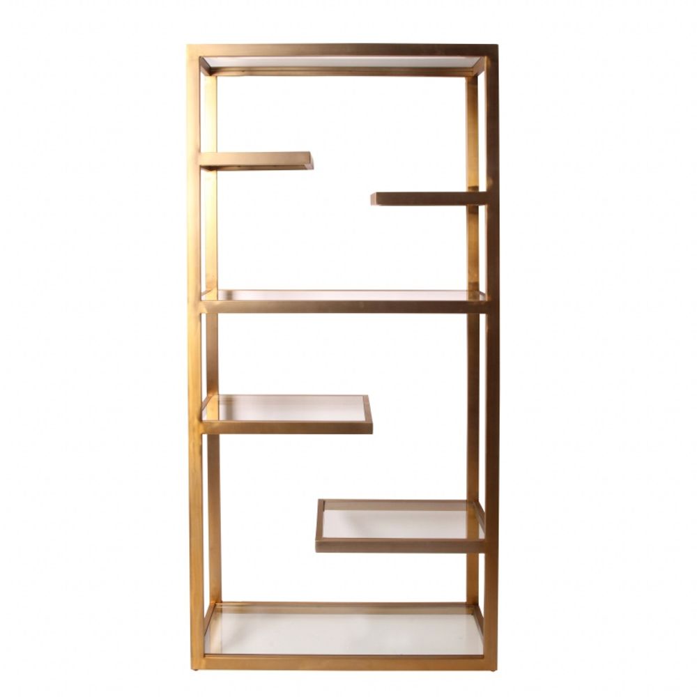 Shelves - Cuba cabinet gold - DUTCH STYLE BY BAROQUE COLLECTION