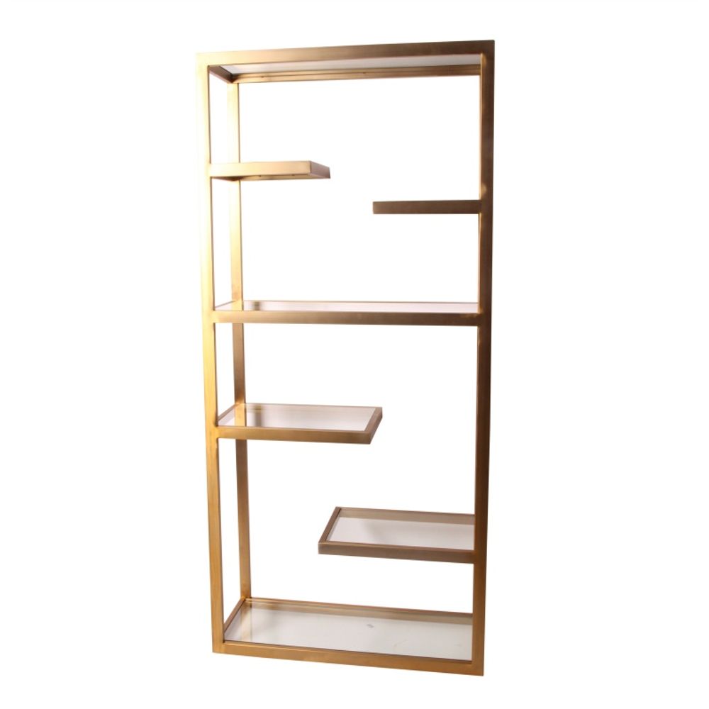 Shelves - Cuba cabinet gold - DUTCH STYLE BY BAROQUE COLLECTION