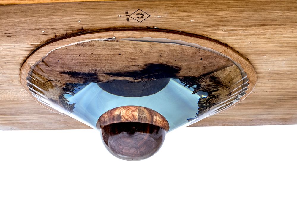 Dining Tables - Wood and Resin Table - MEUBLES THOURET