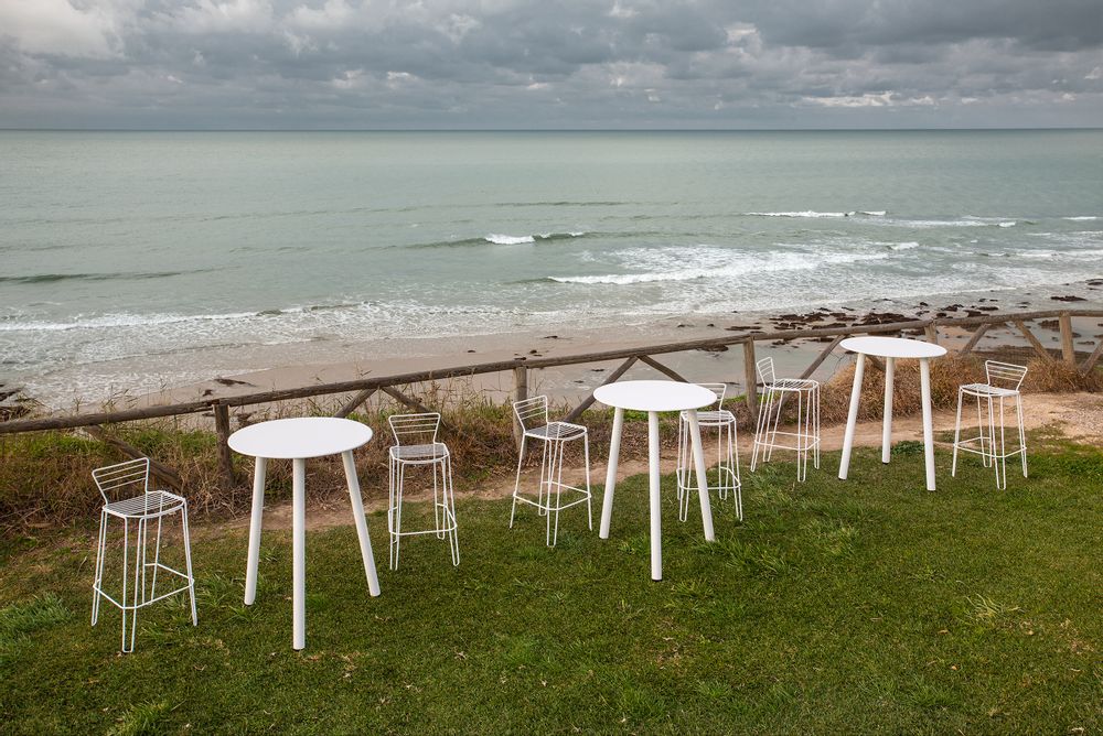 Chaises de jardin - MENORCA Stool 76 - ISIMAR
