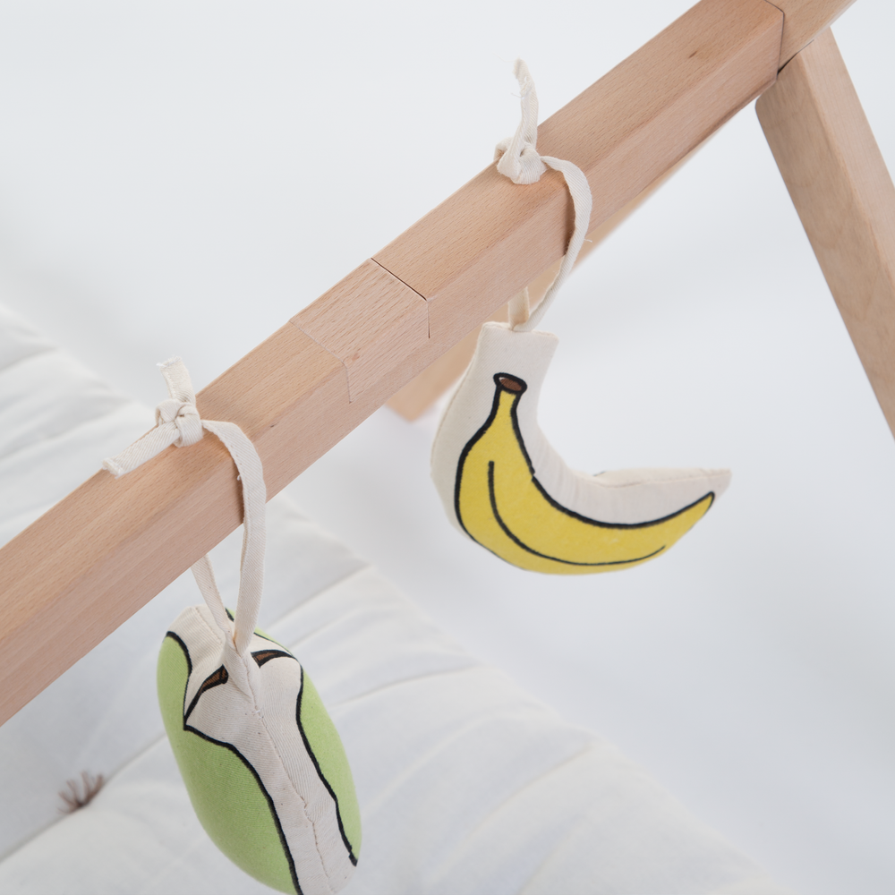 Soft toy - Baby Gym Fruit Toys  - CHILDHOME