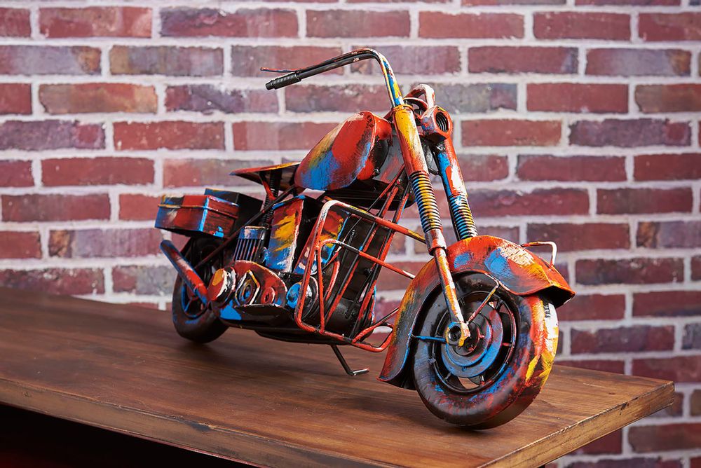 Sculptures, statuettes and miniatures - Moto chopper PIGMENT collection - SOCADIS