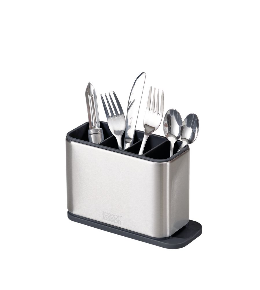 Aménagement de cuisine - Surface Egouttoir à couverts - Inox  - JOSEPH JOSEPH