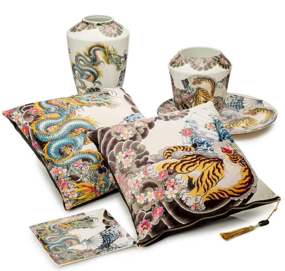 Coussins textile - Coussins, Tatoo-age - PALAIS ROYAL