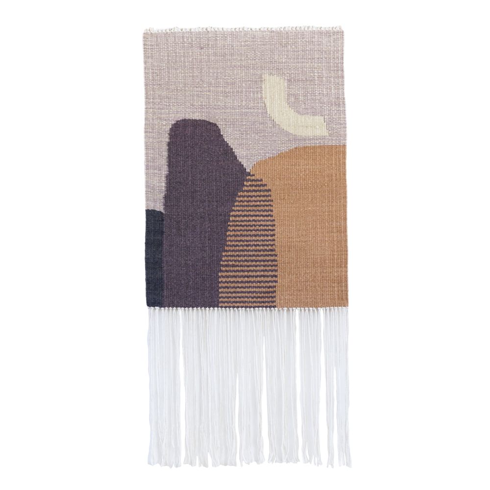 Other wall decoration - MOON #1 handwoven kilim wall hanging - TARTARUGA