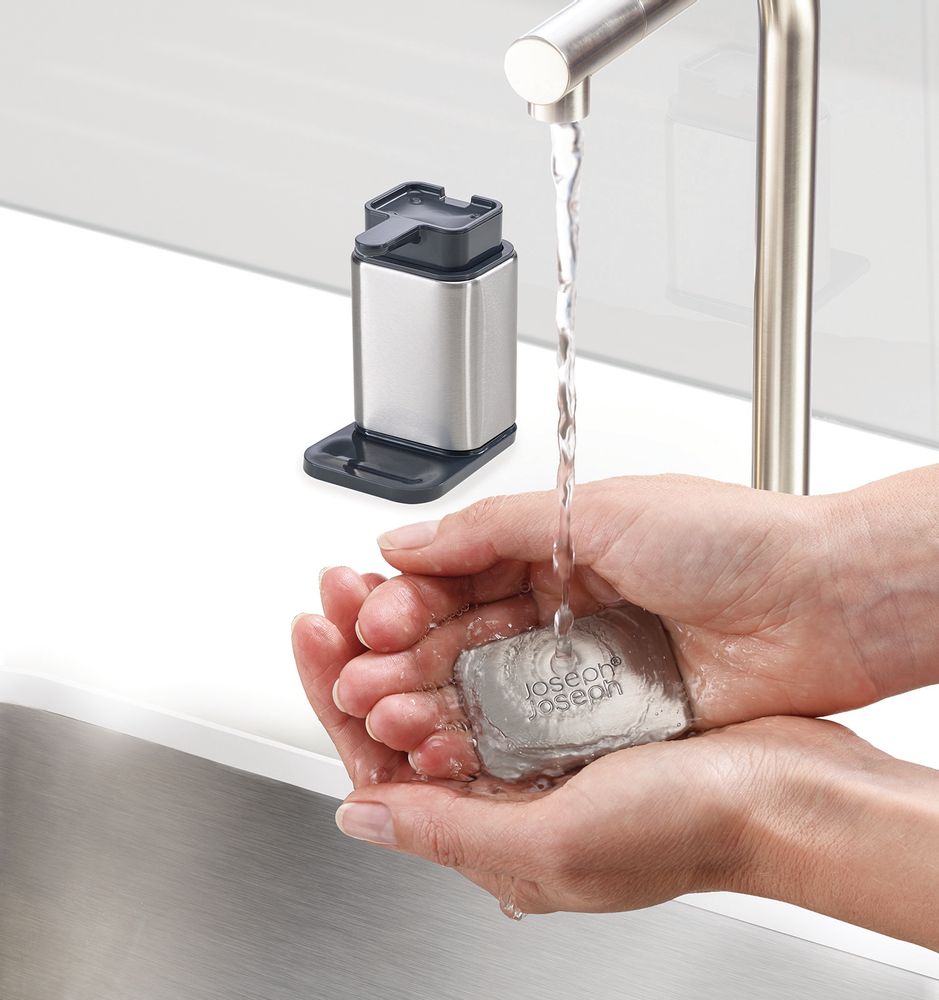 Kitchen Furniture - Surface Soap Dispenser and Soap Stainless Steel - JOSEPH JOSEPH