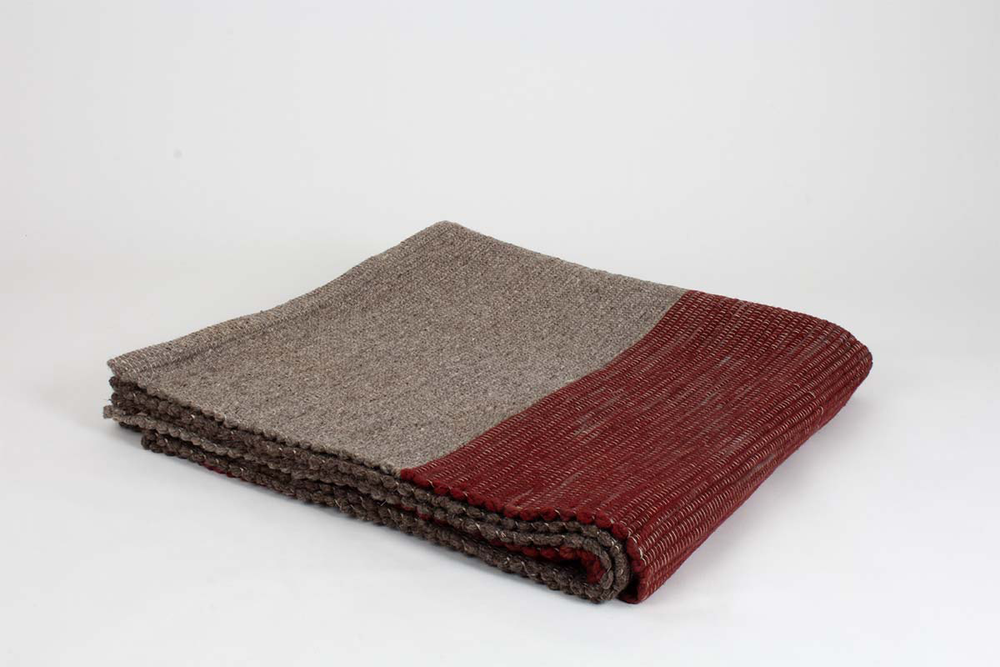 Tapis - Tapis en laine tabby avec colorants naturels - ÁBBATTE