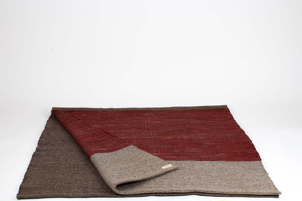 Tapis - Tapis en laine tabby avec colorants naturels - ÁBBATTE