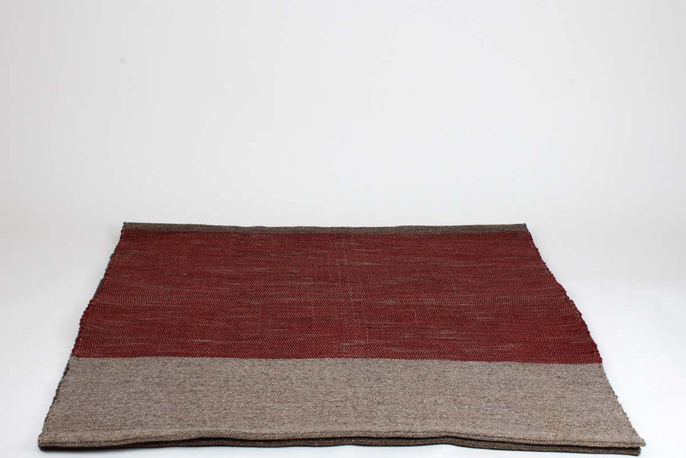 Tapis - Tapis en laine tabby avec colorants naturels - ÁBBATTE