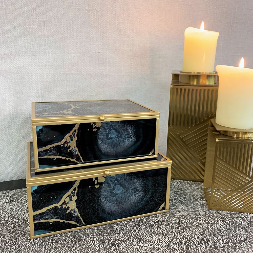 Decorative objects - Accessories/2 Midnight Glory - MINDY BROWNES INTERIORS