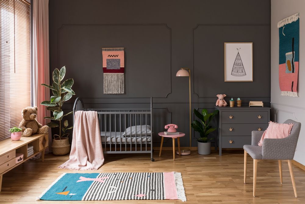 Autres décorations murales - Tapis Kilim fait à la main SHAPES ON STRIPES - TARTARUGA