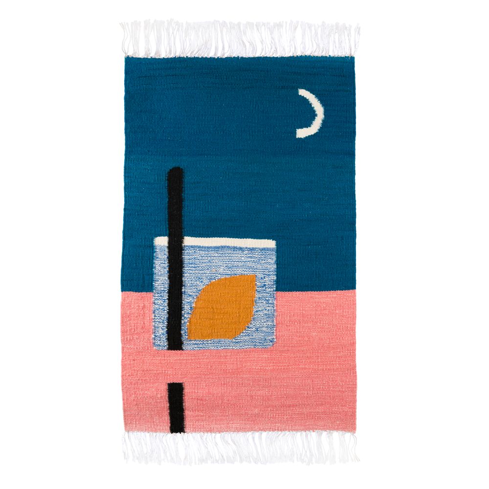 Other wall decoration - MOONLIGHT handmade kilim rug - TARTARUGA