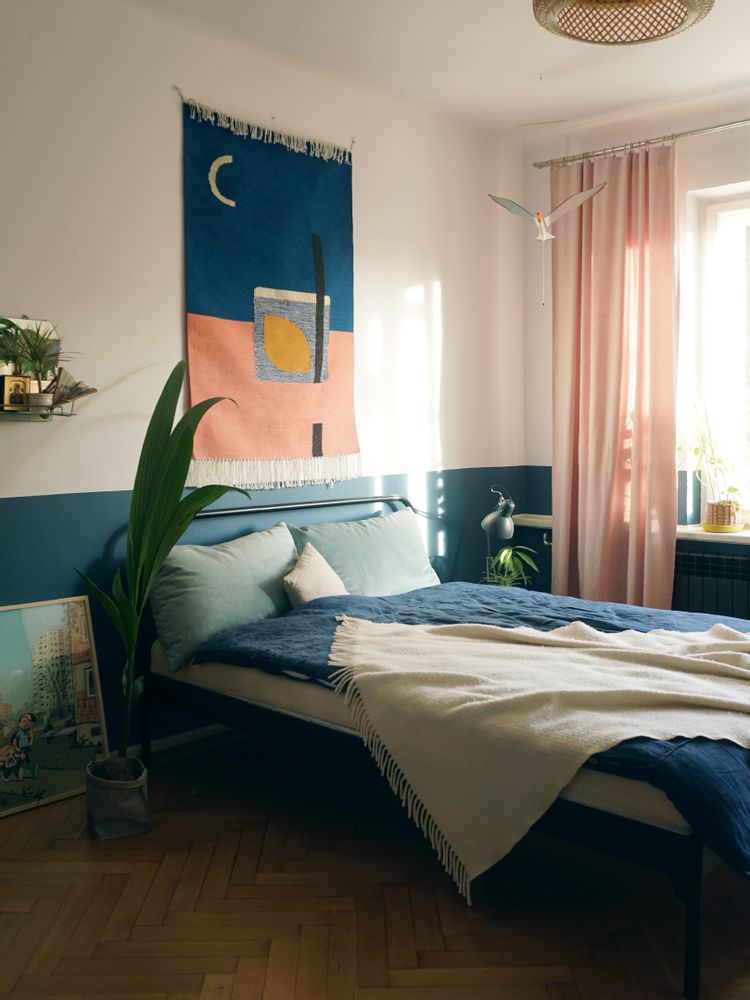 Other wall decoration - MOONLIGHT handmade kilim rug - TARTARUGA