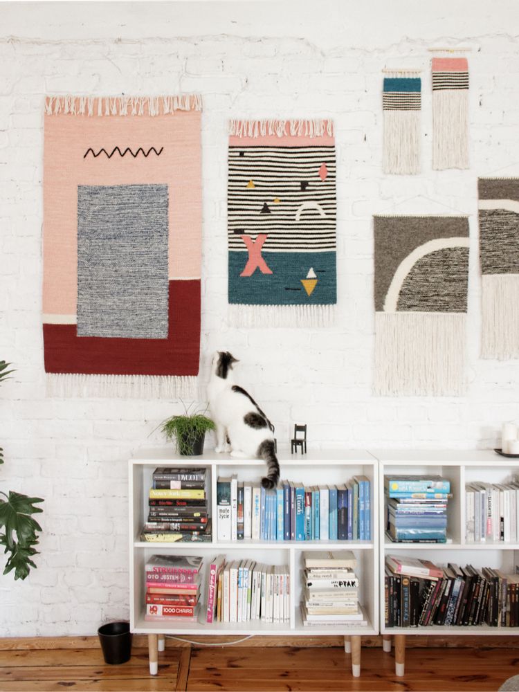 Other wall decoration - ZIG-ZAG handmade kilim rug - TARTARUGA