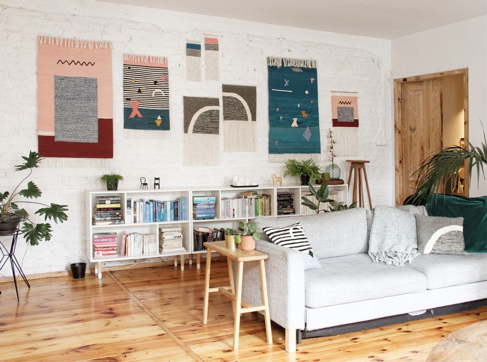 Other wall decoration - ZIG-ZAG handmade kilim rug - TARTARUGA