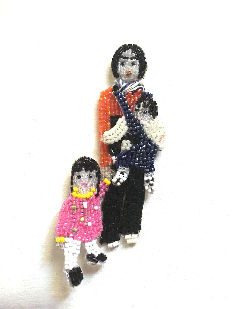 Objets personnalisables - Portraits brodés - MARIANNE BATLLE