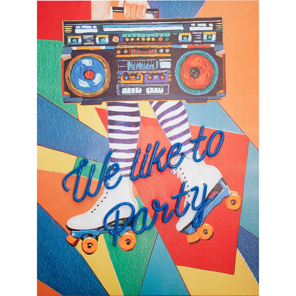 Wall lamps - 'We Like to Party' Wall Artwork - LED Neon - LOCOMOCEAN