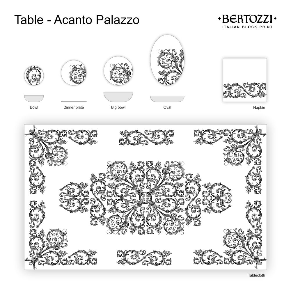 Nappes - ACANTO PALAZZO - BERTOZZI